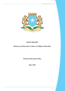 Somali Republic Ministry of Education, Culture & Higher