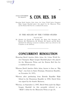 S. Con. Res. 18