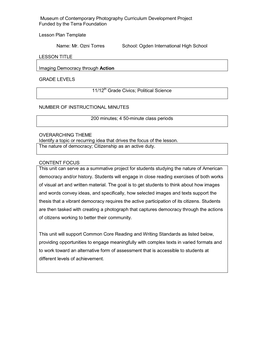 Lesson Plan Template