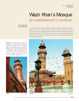 Wazir Khan's Mosque