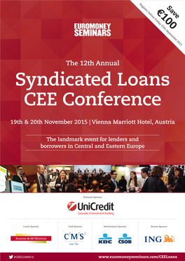 Syndicated Loans CEE Conference