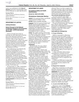 Federal Register/Vol. 86, No. 66/Thursday, April 8, 2021/Notices