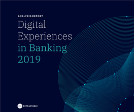 Digital Experiences in Banking 2019