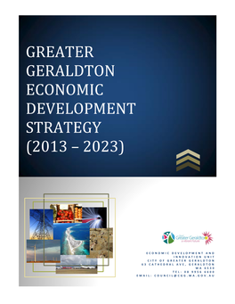 Greater Geraldton Economic Development Strategy (2013 – 2023)