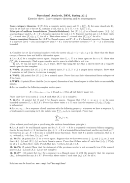 Baire Category Theorem and Its Consequences