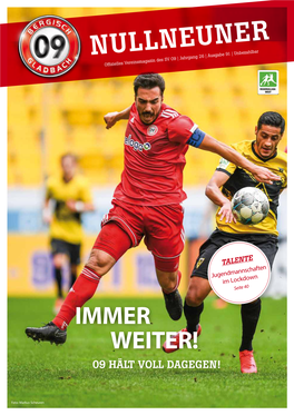 NULLNEUNER Offizielles Vereinsmagazin Des SV 09 | Jahrgang 26 | Ausgabe 91 | Unbezahlbar