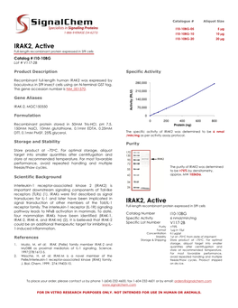 IRAK2, Active IRAK2, Active