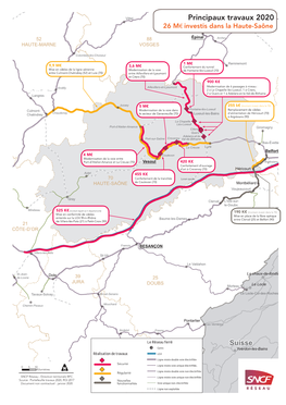 Cartographie 2020 Des Travaux Sncf