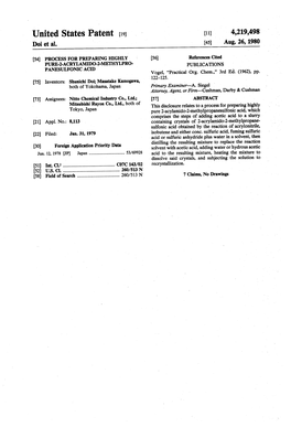 United States Patent (19) (11) 4,219,498 Doi Et Al