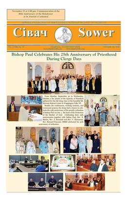 Bishop Paul Celebrates His 25Th Anniversary of Priesthood During