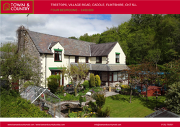 Treetops, Village Road, Cadole, Flintshire, Ch7 5Ll Four Bedrooms - £450,000