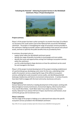 Wimbleball Catchment Project