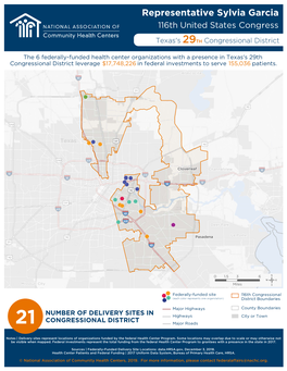 Representative Sylvia Garcia 116Th United States Congress