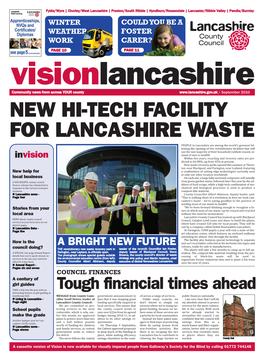 New Hi-Tech Facility for Lancashire Waste