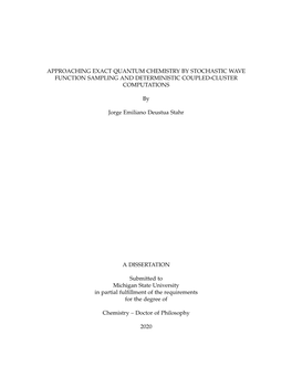 Approaching Exact Quantum Chemistry by Stochastic Wave Function Sampling and Deterministic Coupled-Cluster Computations