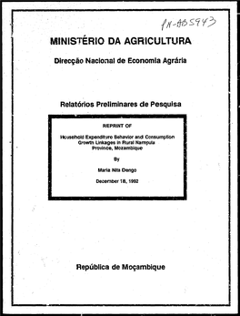 Ministerio Da Agricultura