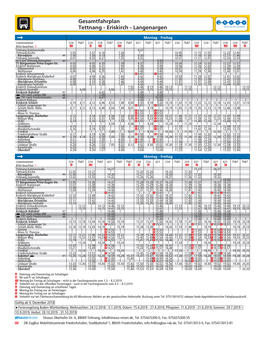 Aushangfahrplan 2019