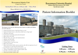 Patient Information Booklet