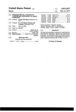 United States Patent to 11 4,011,057 Sayers 45) Mar