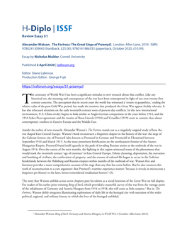 H-Diplo | ISSF Review Essay 51