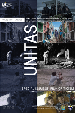 Special Issue on Film Criticism