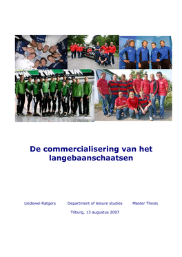 De Commercialisering Van Het Langebaanschaatsen