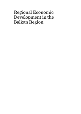 Regional Economic Development in the Balkan Region