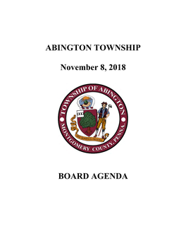 Board of Commissioners Meeting of October 11, 2018