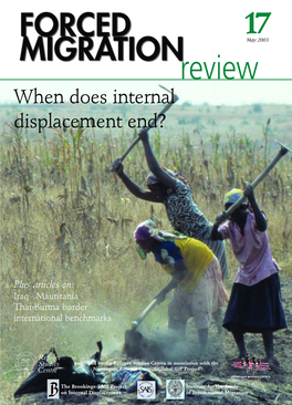 When Does Internal Displacement End?