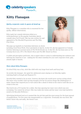 Kitty Flanagan