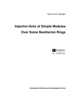 Injective Hulls of Simple Modules Over Some Noetherian Rings