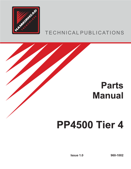 PB4500T4 Parts Manual Download