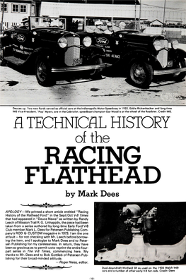 RACING FLATHEAD by Mark Dees