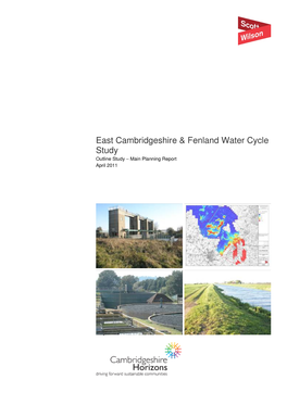 East Cambridgeshire & Fenland Water Cycle Study