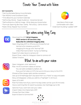 Elevate Your Brand with Video Tips When Using Vlog Easy What to Do