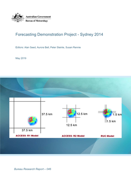 Forecasting Demonstration Project - Sydney 2014
