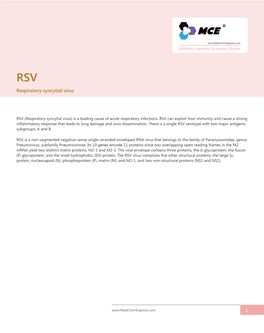 Respiratory Syncytial Virus