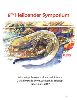 2017 Hellbender Symposium Agenda