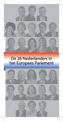 De 26 Nederlanders in Het Europees Parlement 2