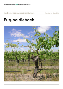 Best Practice Management Guide: Eutypa Dieback Spores