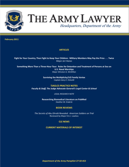 Army Lawyer Feb.Indd