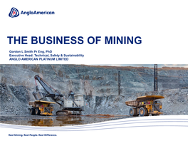 The Business of Mining