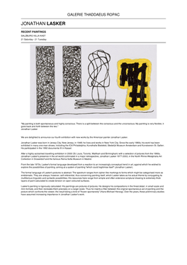 Jonathan Lasker