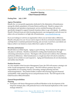 Chief Financial Officer