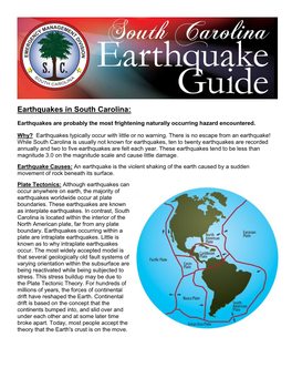 Earthquakes in South Carolina