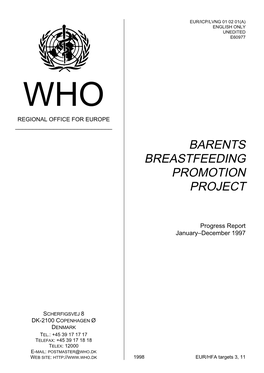 Barents Breastfeeding Promotion Project