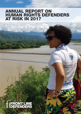 Annual Report on Human Rights Defenders at Risk in 2017