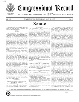 Senate Section