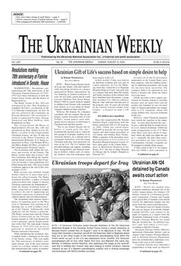 The Ukrainian Weekly 2003, No.32