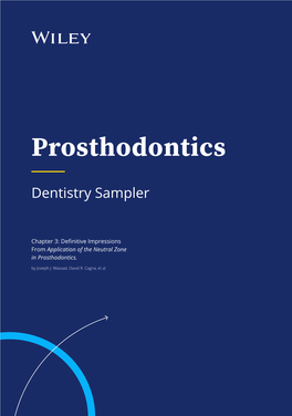 Prosthodontics